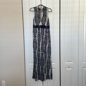 Trina Turk Sheer Gown with built in shorts. Size small. Great condition.